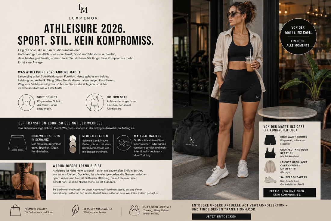 Athleisure 2026: Von der Matte direkt ins Café