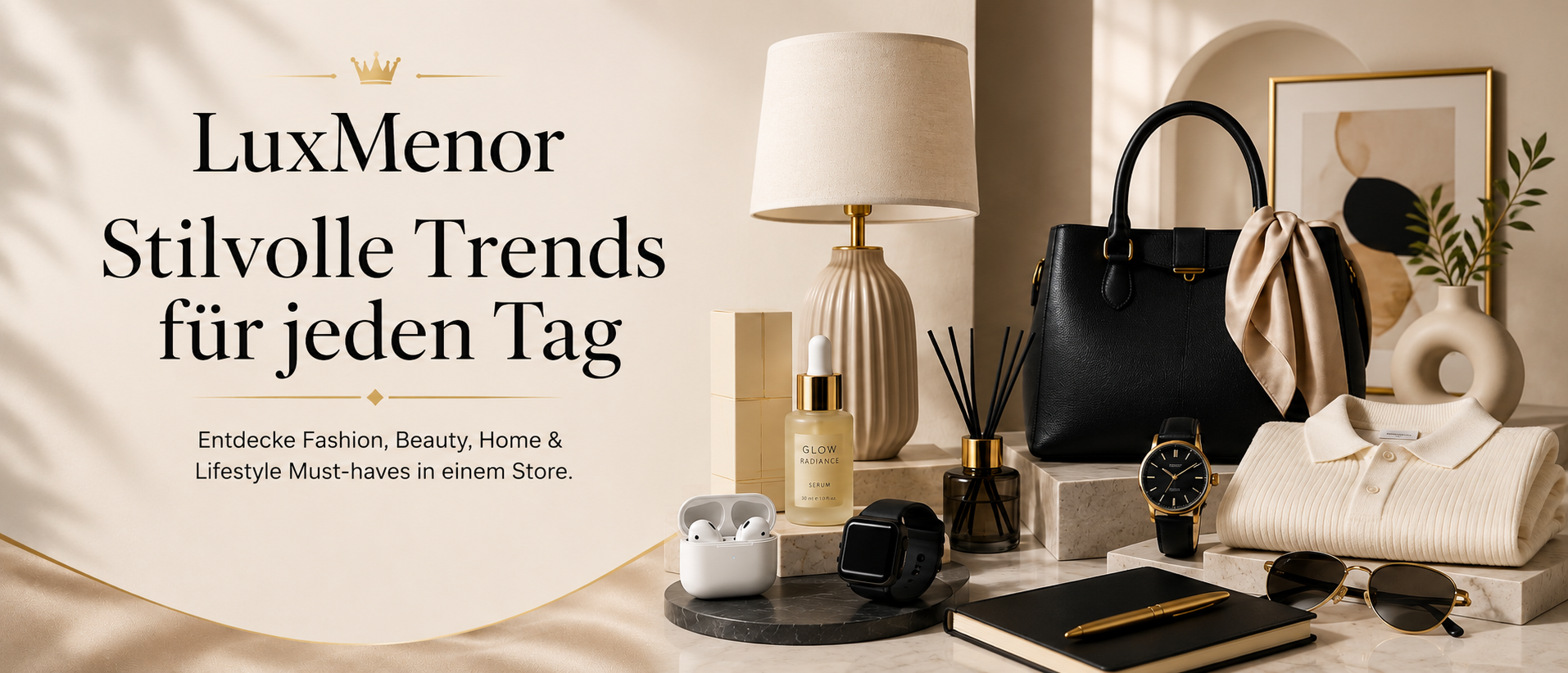 LuxMenor ist jetzt online – Willkommen in unserem Store!