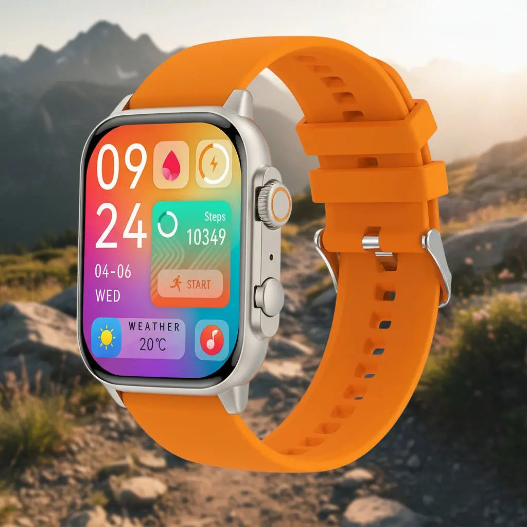 NOVA HK95 Smartwatch Health Tracking – Herzrate Blutdruck