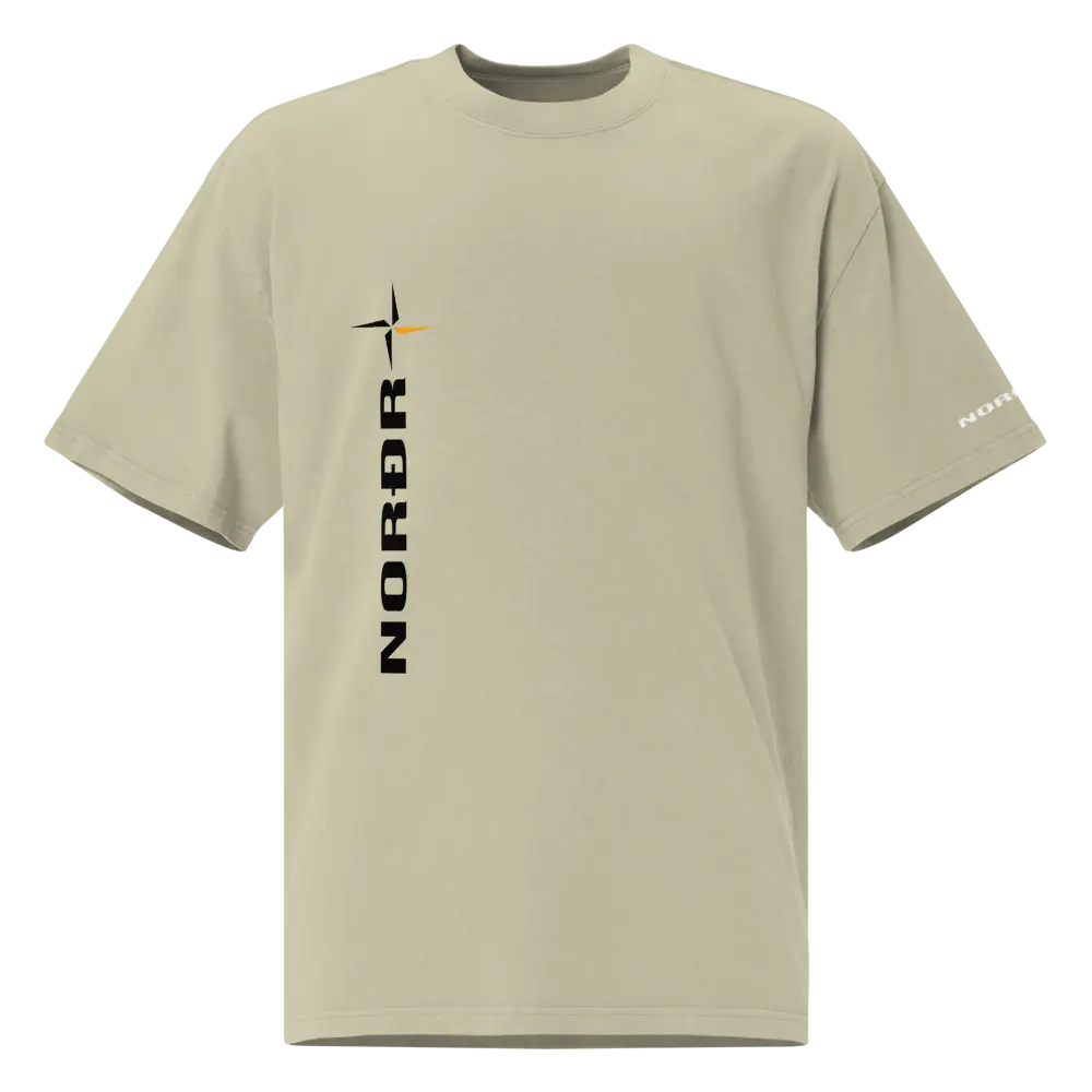 Herren Oversized Verwaschenes T-Shirt