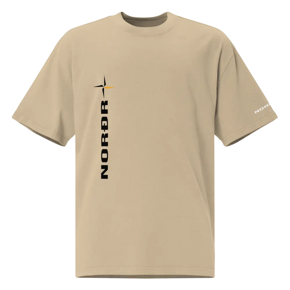 Herren Oversized Verwaschenes T-Shirt